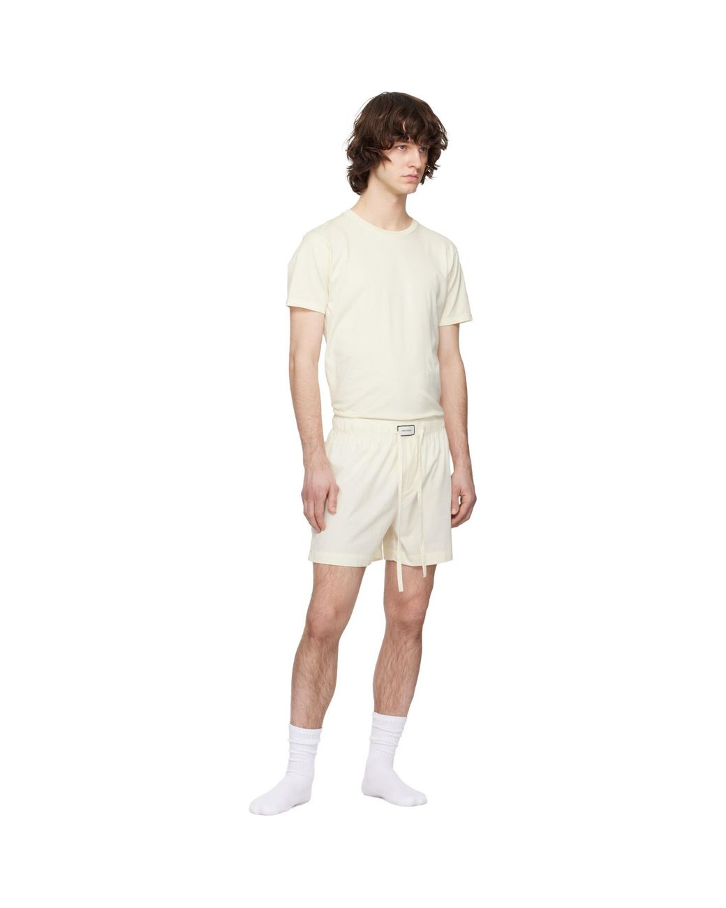 Entire studios Natural Off- Pajama Shorts for men