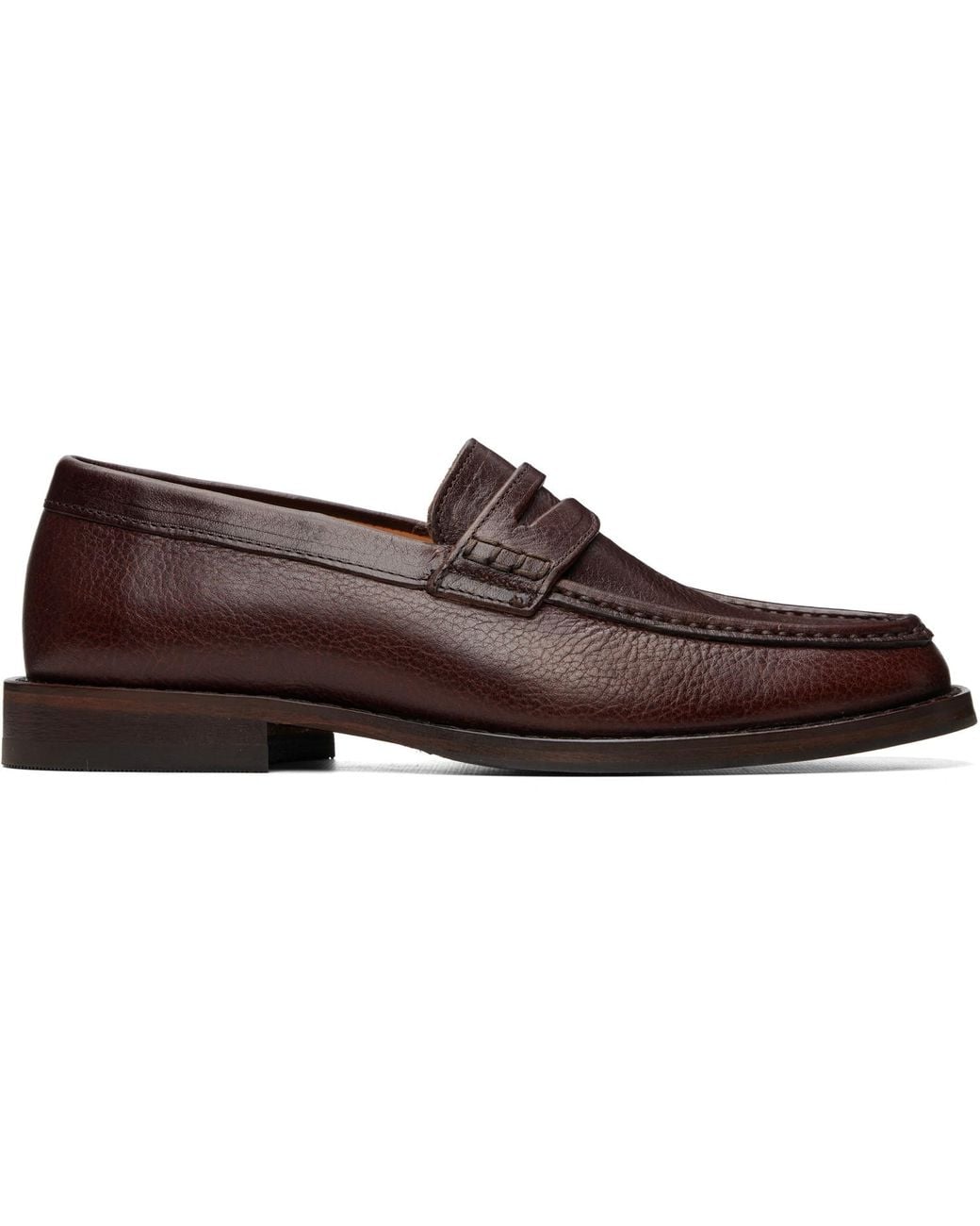 Our Legacy Brown Light Loafers