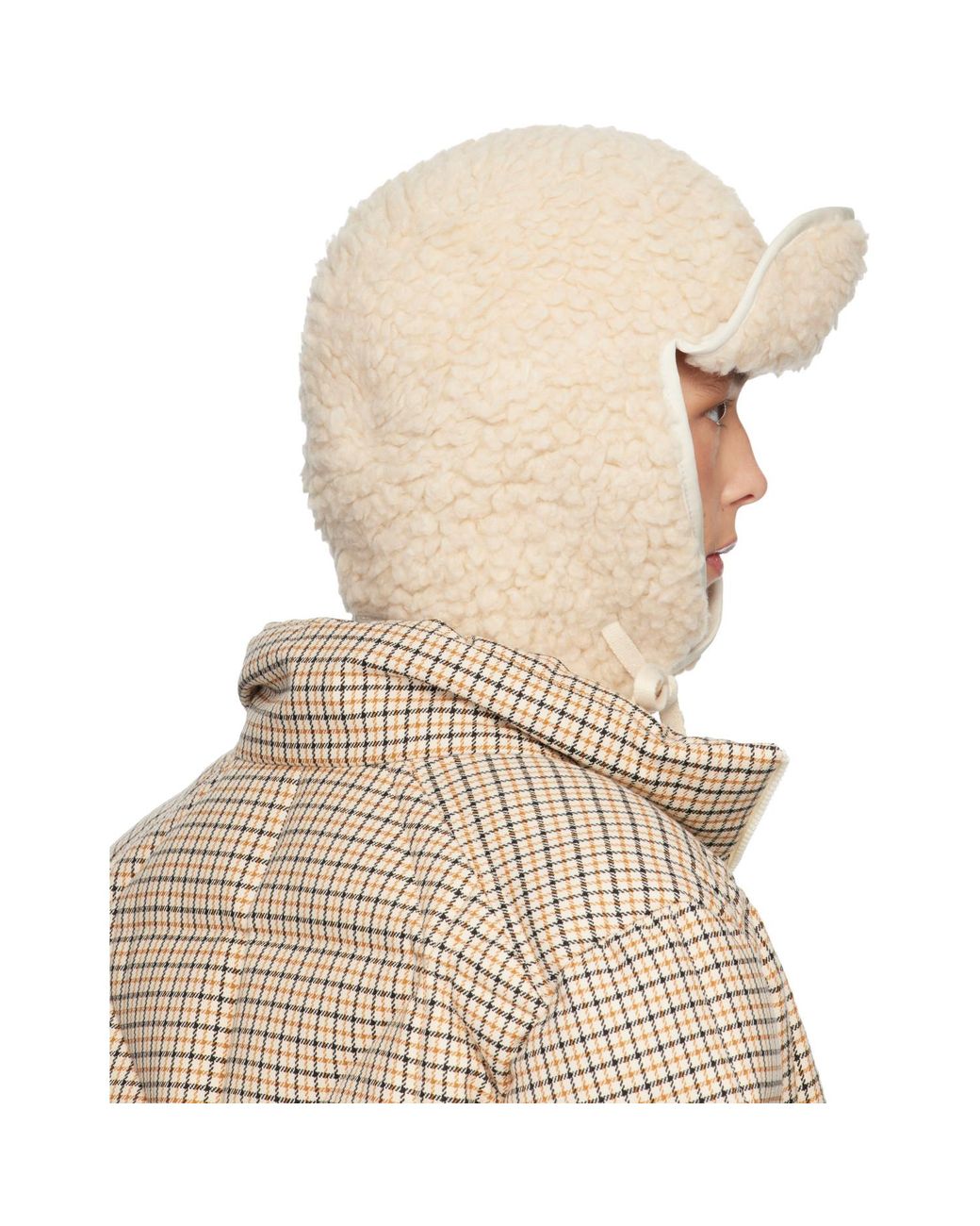 Moncler Natural Teddy Reversible Hat