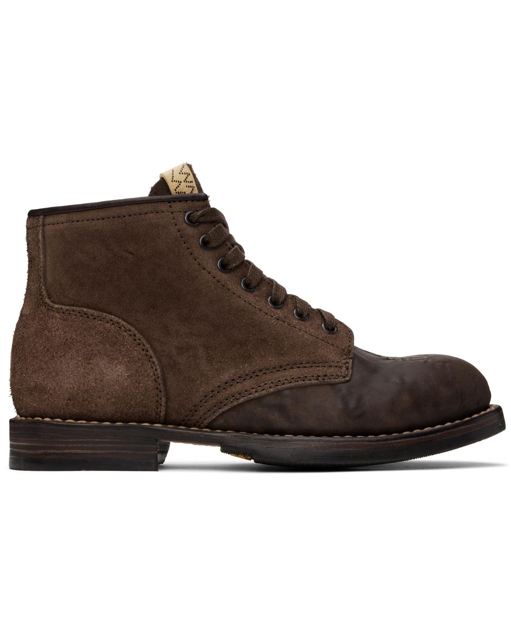 Visvim Brigadier-Folk Boots in Brown for Men | Lyst UK