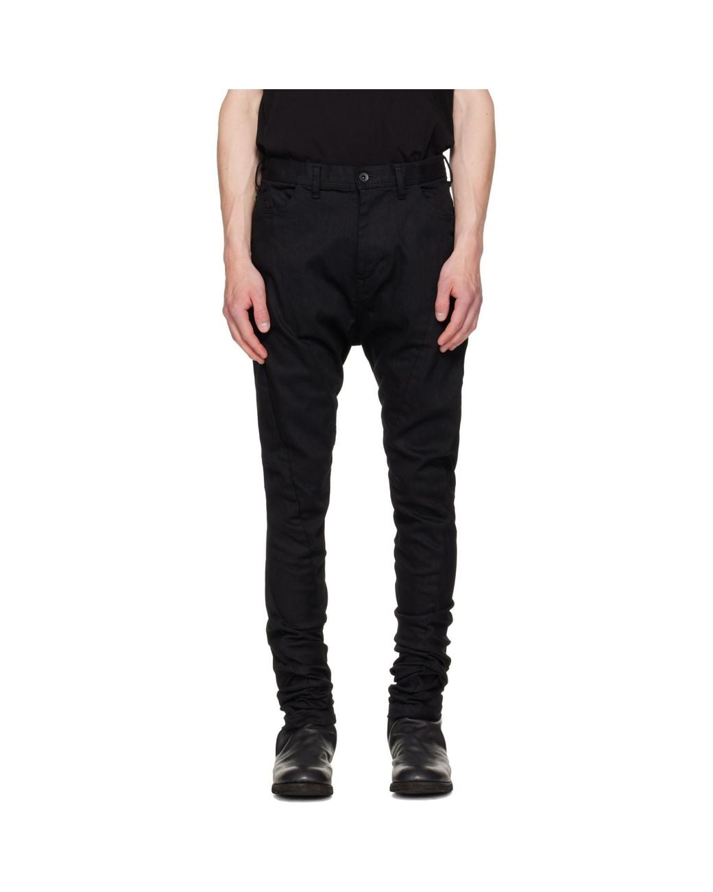 Julius Black Bending Skinny Jeans for men