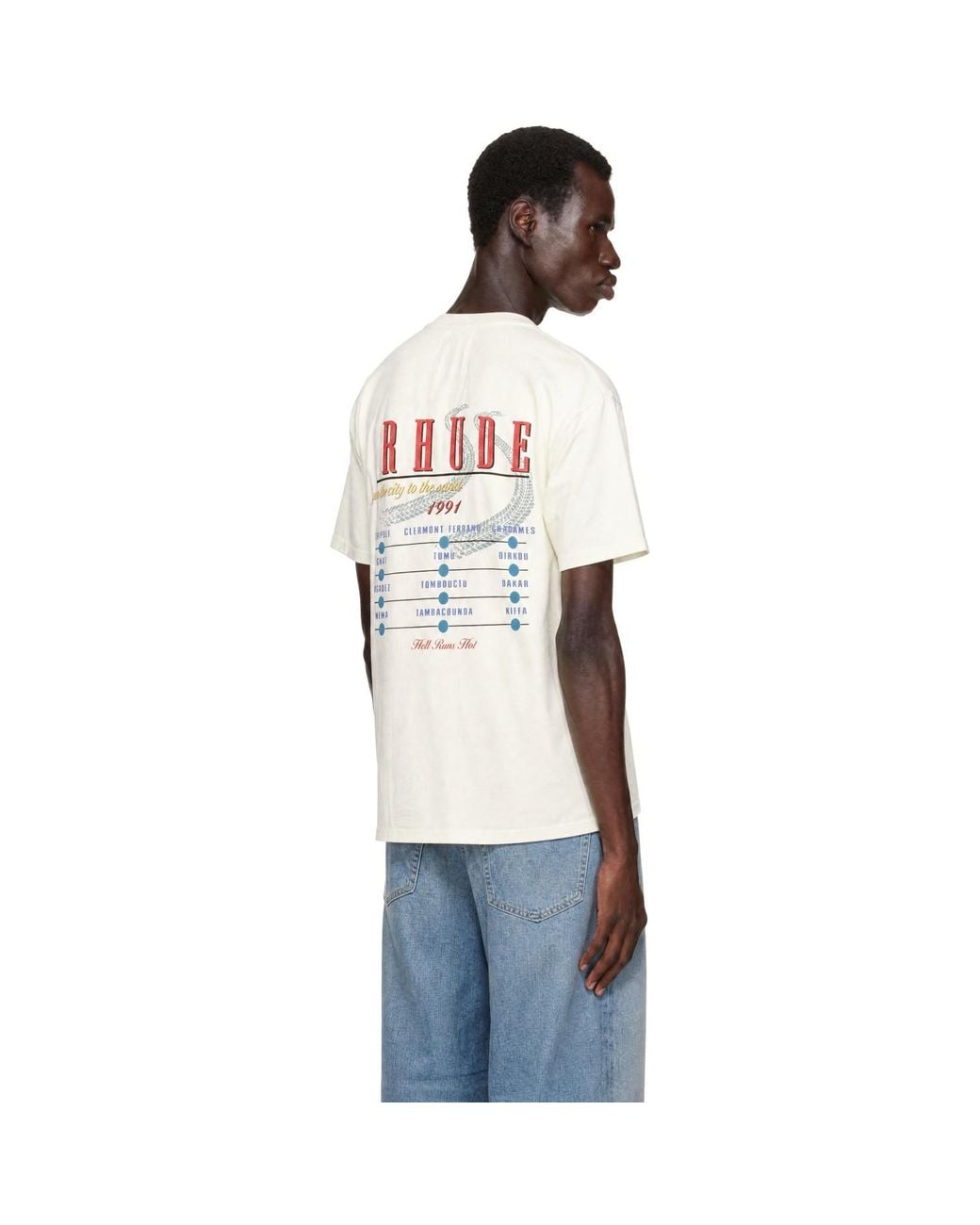 Rhude Red 'The Desert Decides' T-Shirt for men