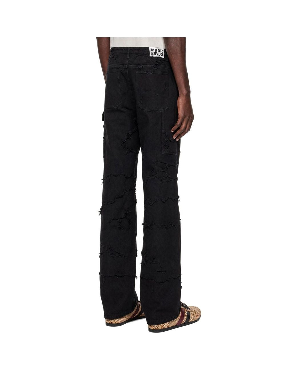 Who Decides War Black Unearthed Jeans for men