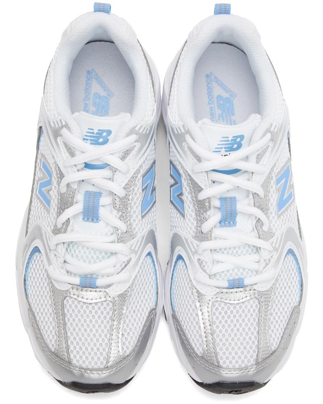 New Balance White & Blue 530 Sneakers for Men | Lyst Canada