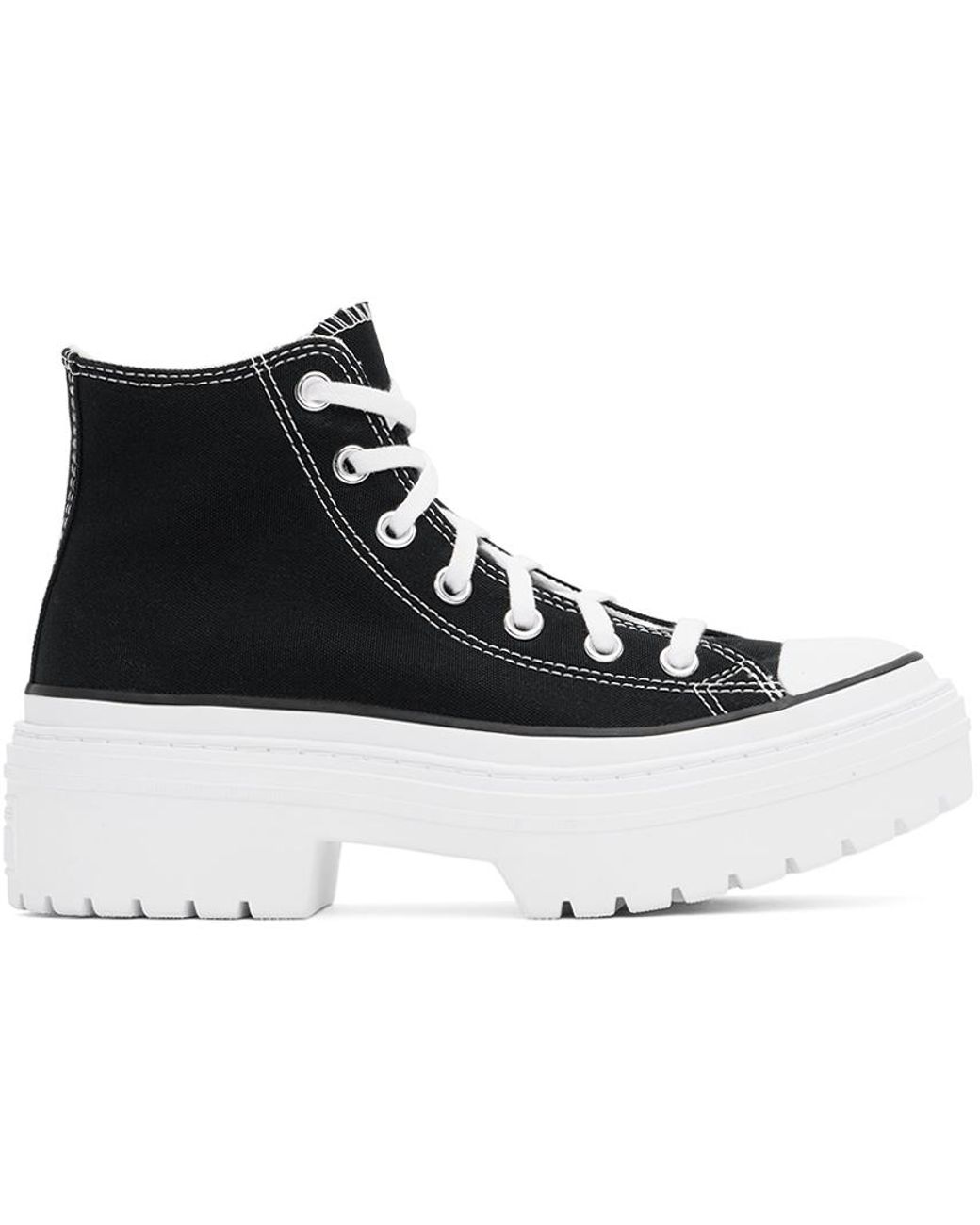 Baskets Chuck Taylor All Star Noires A Semelle Epaisse Et A Plateforme Converse en coloris Noir Lyst