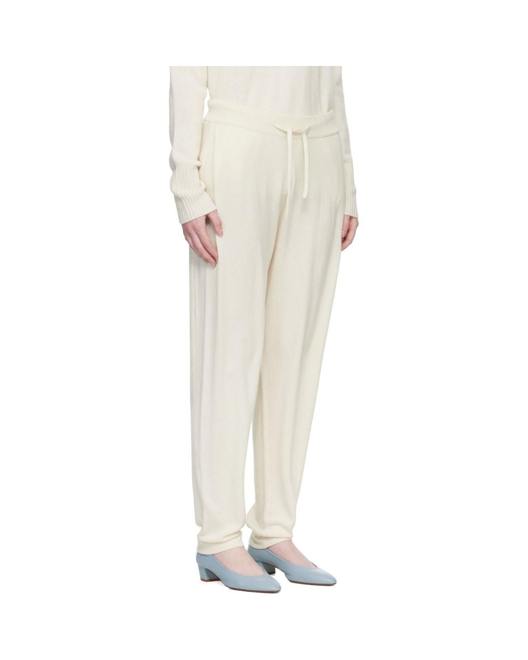 Lisa Yang White Off- 'The Jo' Lounge Pants