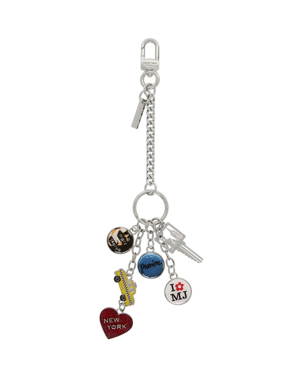 Marc Jacobs White Nyc Cluster Bag Charm