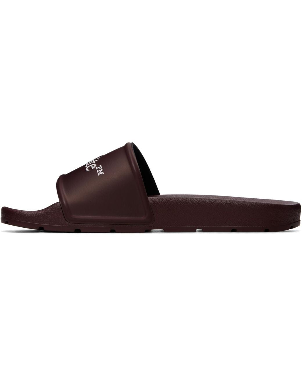 Off-White c/o Virgil Abloh Brown Bookish Slides for men