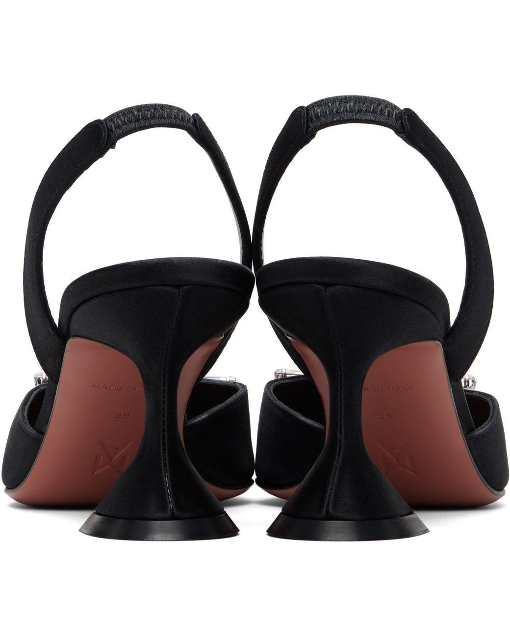 AMINA MUADDI Black Begum Sling 70 Heels