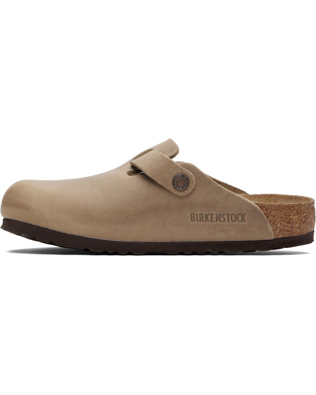 Birkenstock Black Regular Boston Oiled Leather Slip-On Loafers