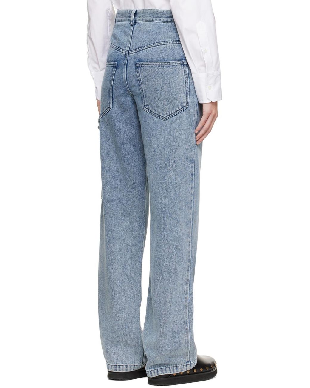 Isabel Marant ブルー Paryama ワイドレッグジーンズ ブルー | Lyst