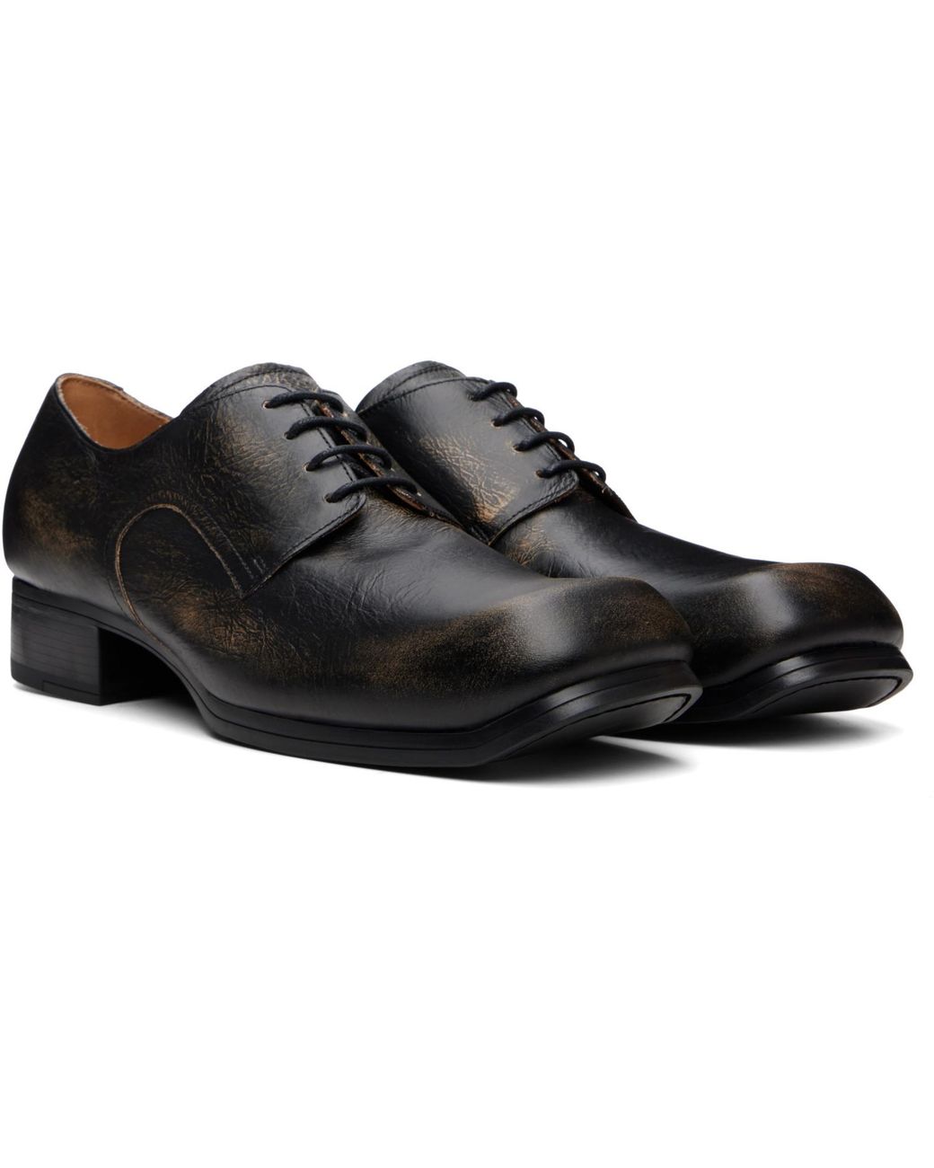 Maison Margiela Black Float Derbys for men