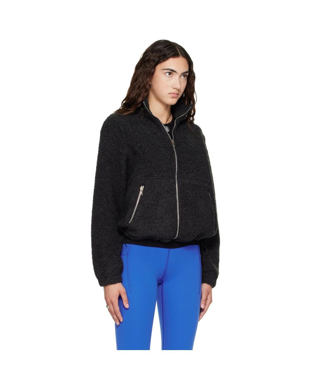 Literary Sport Black Grace Fleece Jacket