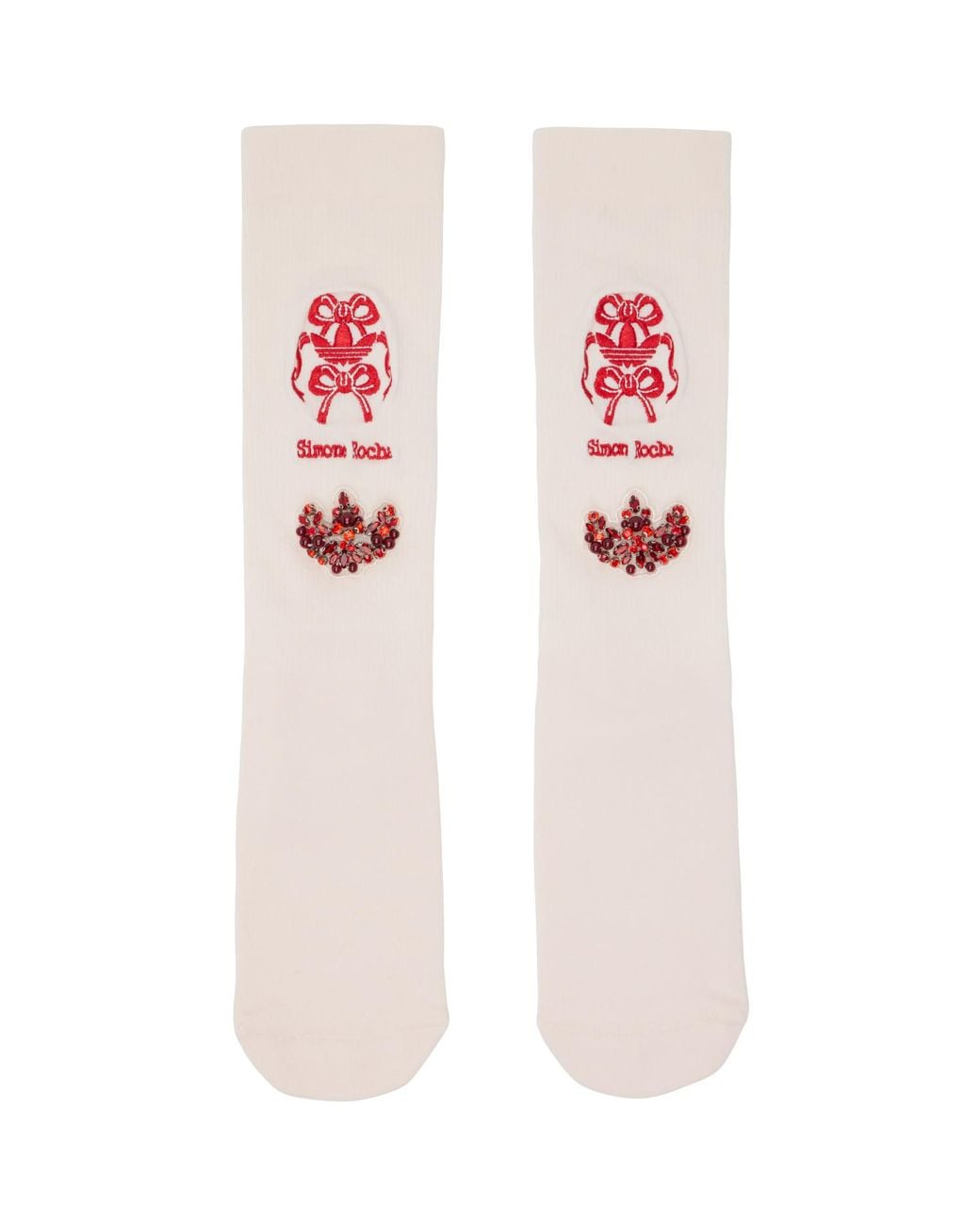 Simone Rocha Pink Adidas Originals Edition Knee High Socks