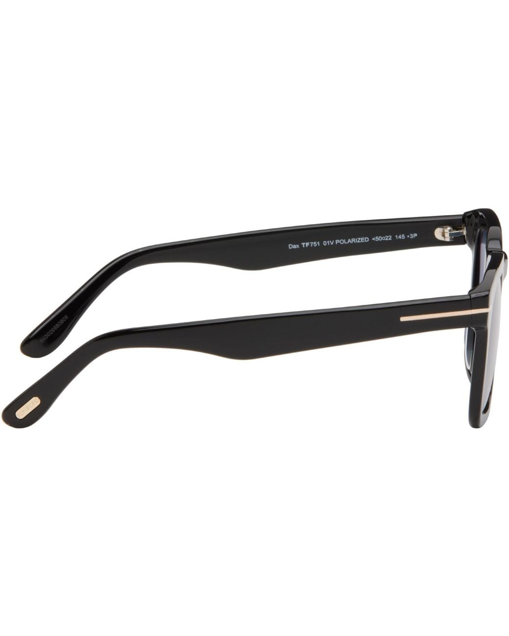 Tom Ford Black Polarized Dax Sunglasses for men