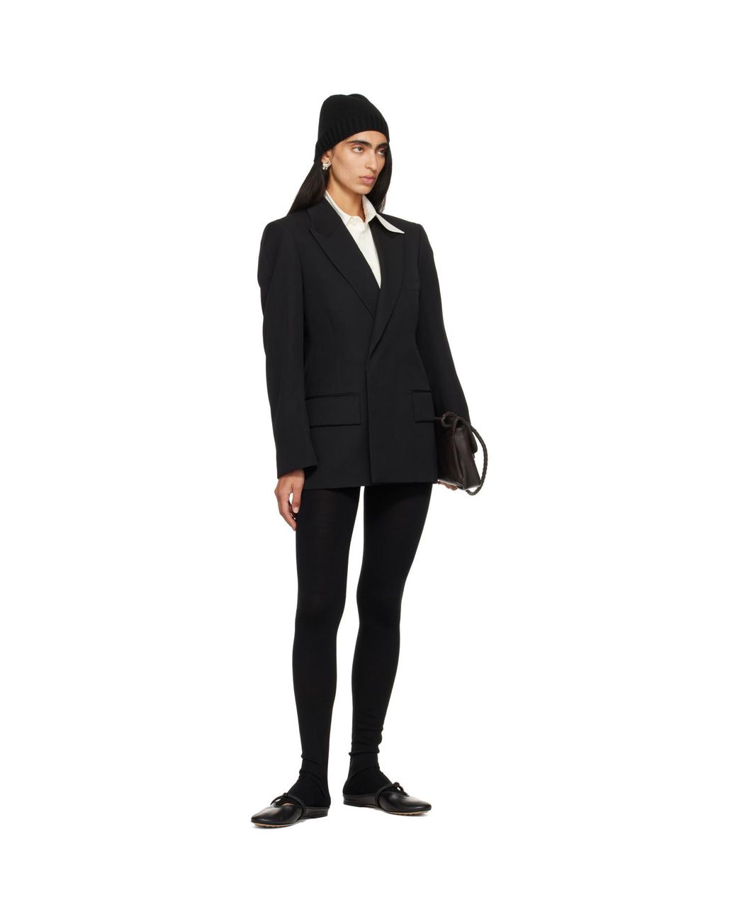 Bottega Veneta Black Floating Wool Jacket