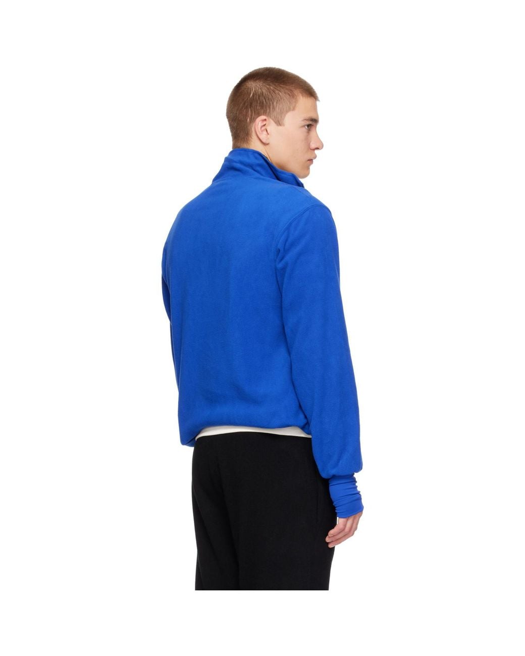 Entire studios Blue Shell Fleece Sweatshirt for men
