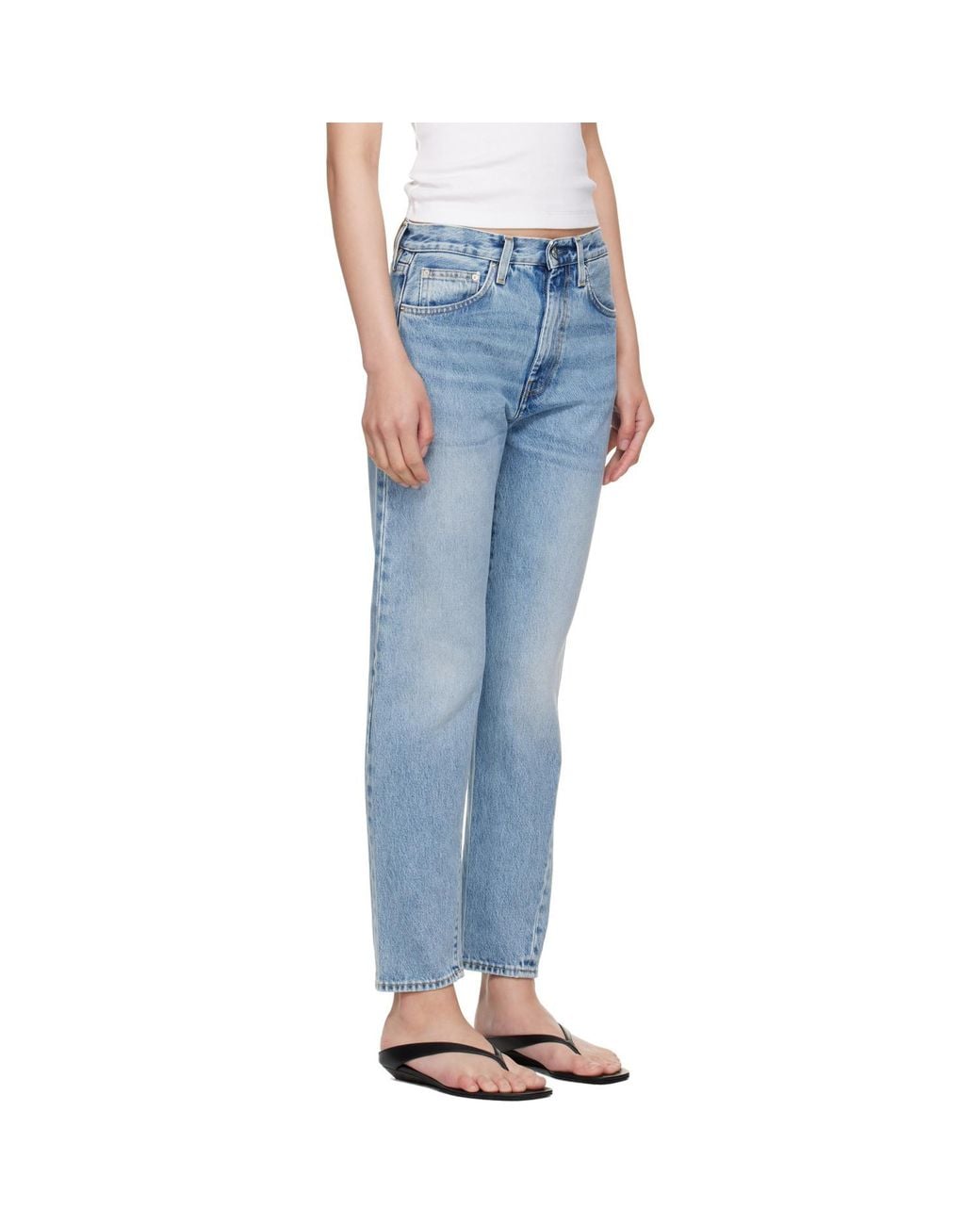 Totême Blue Twisted Seam Jeans