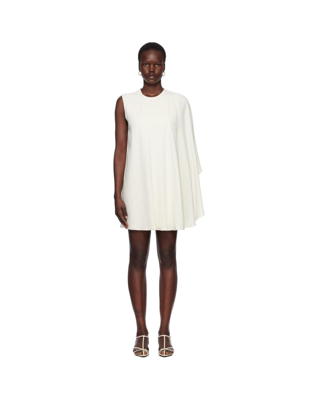 Stella McCartney Black One Sleeve Minidress