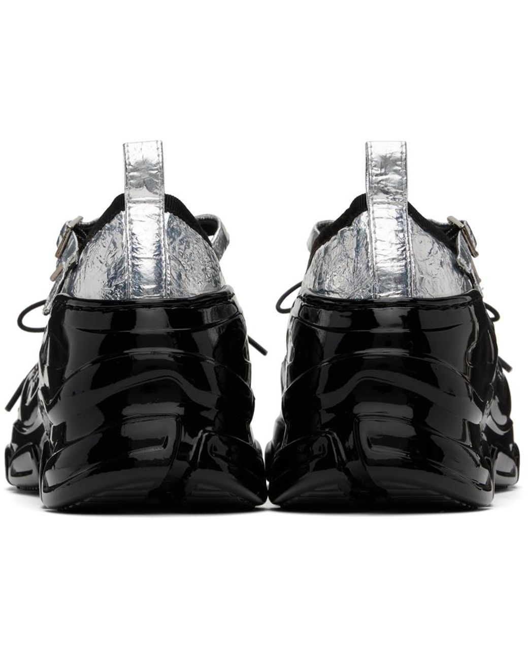 【Simone Rocha】ブラックClassic Criss Cross Tracker シューズ simone-rocha-Silver-Classic-