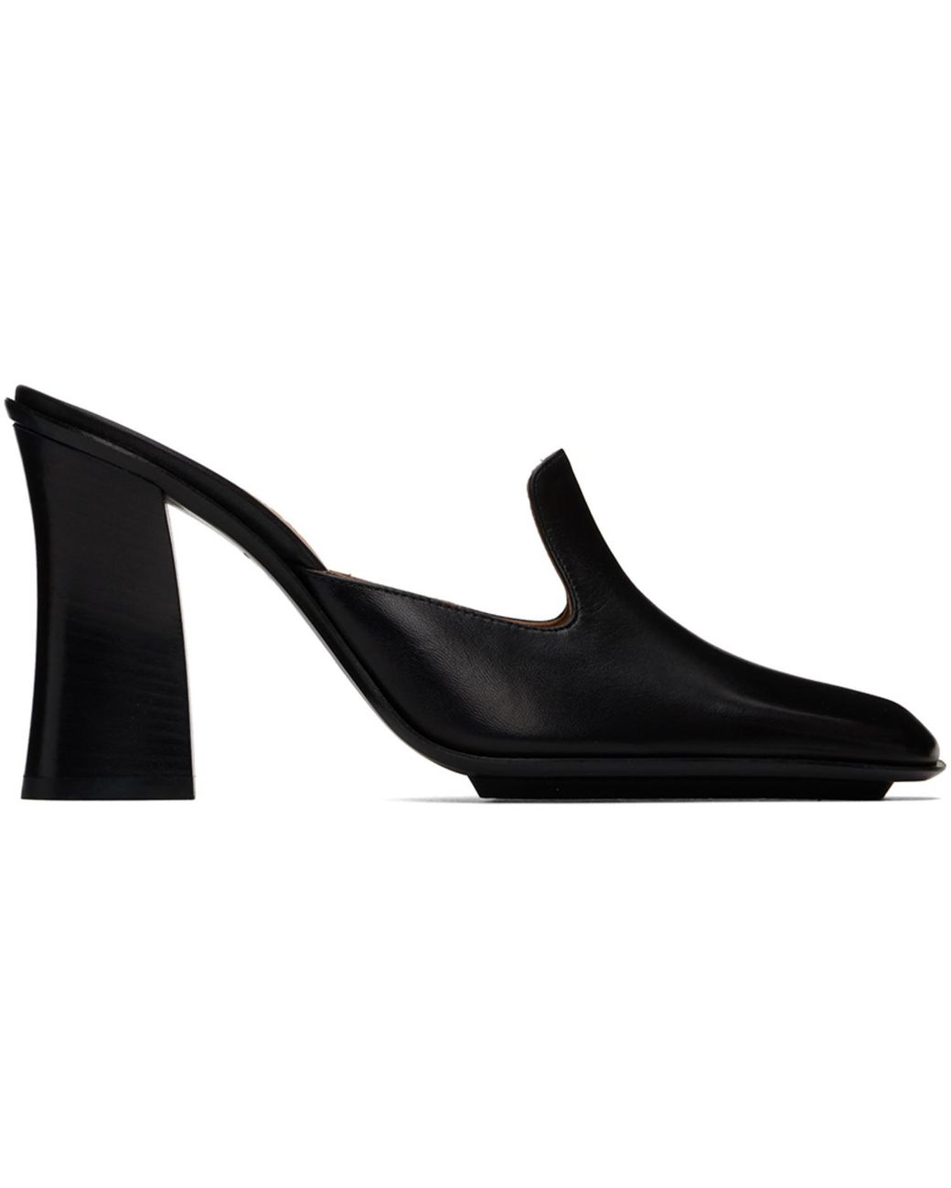 Bottega Veneta Black Step San Marco Mules