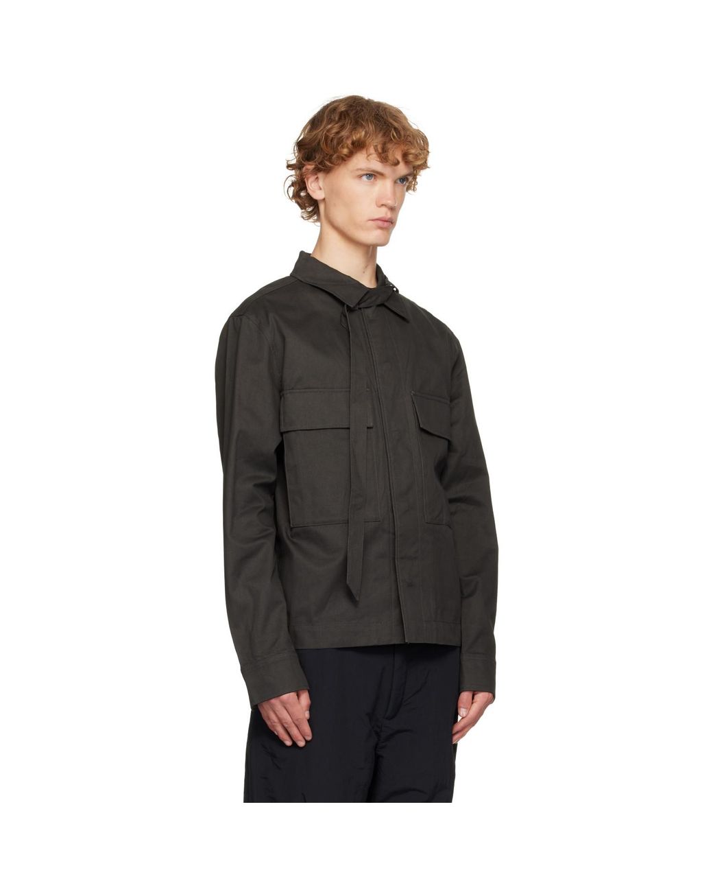 HELIOT EMIL Black Octave Shirt for men
