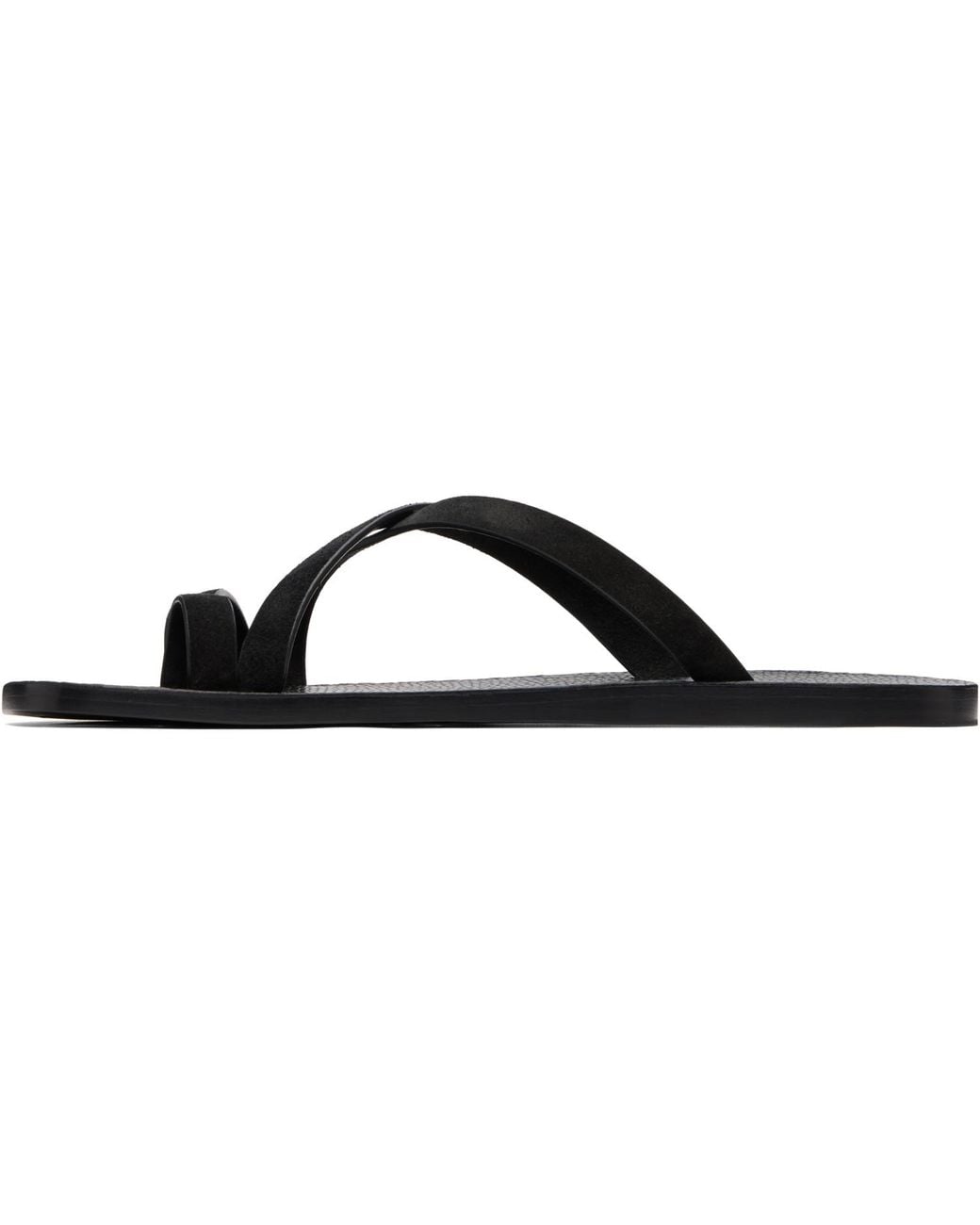 Tom Ford Black Suede Alfred Gladiator Sandals for men
