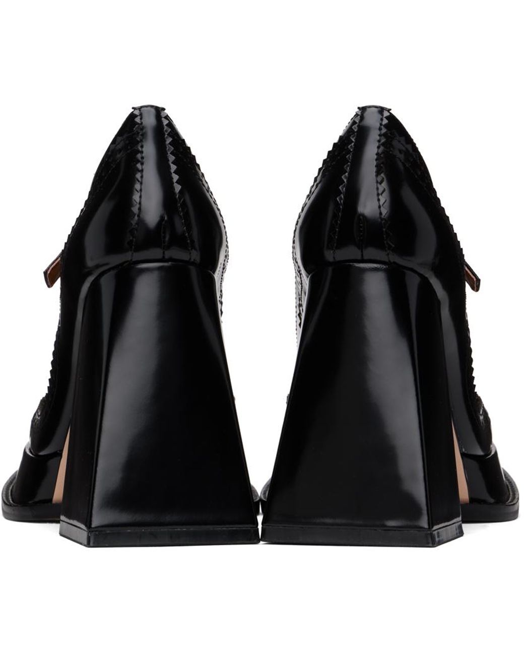 【関税込み】Shushu/Tong ブラック オックスフォード ハイヒール ShuShu/Tong Oxford High Heels in Black | Lyst