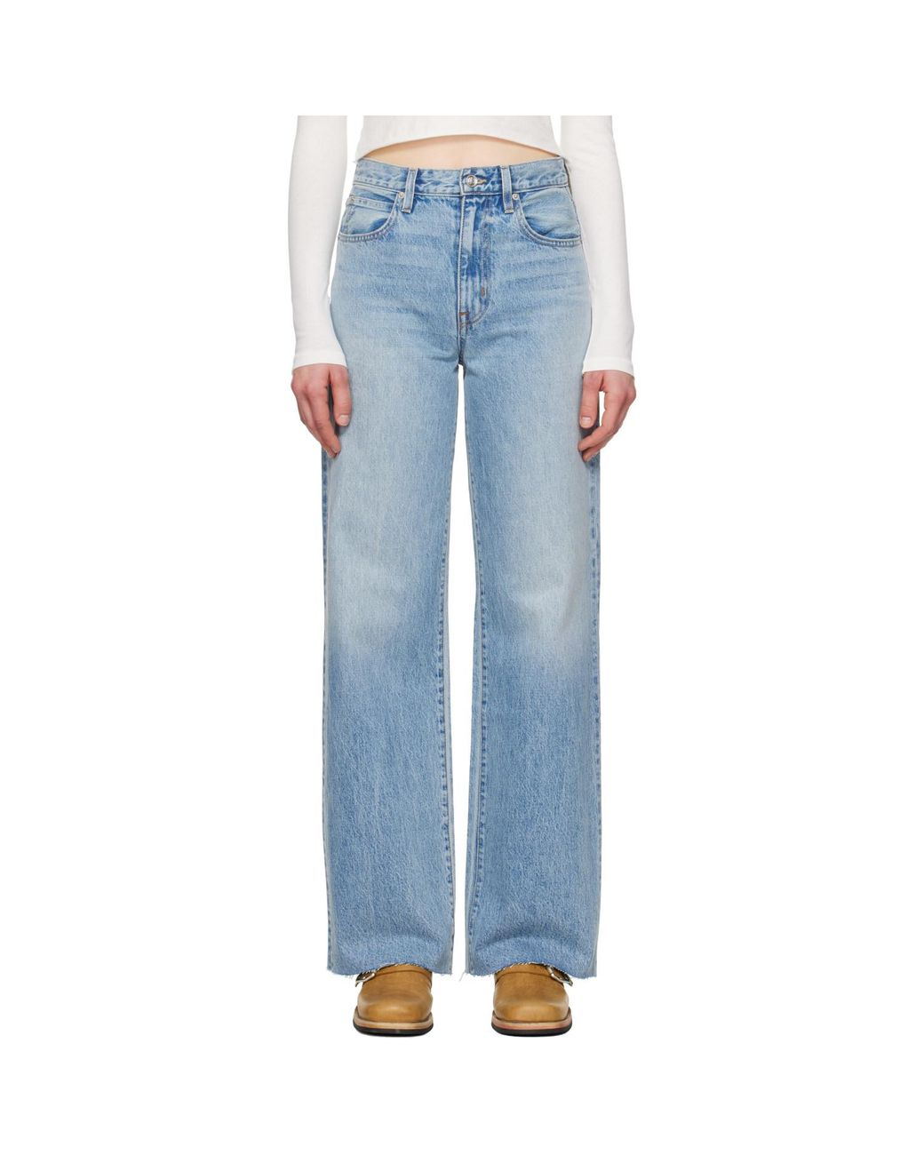 SLVRLAKE Denim Blue Grace Jeans