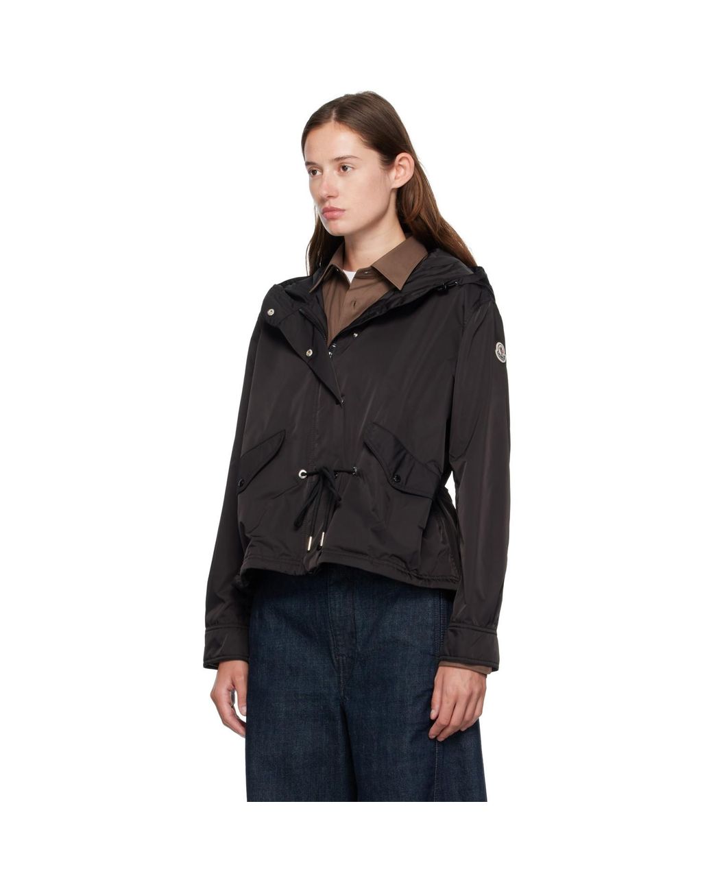 Moncler Black Noizay Hooded Parka Jacket