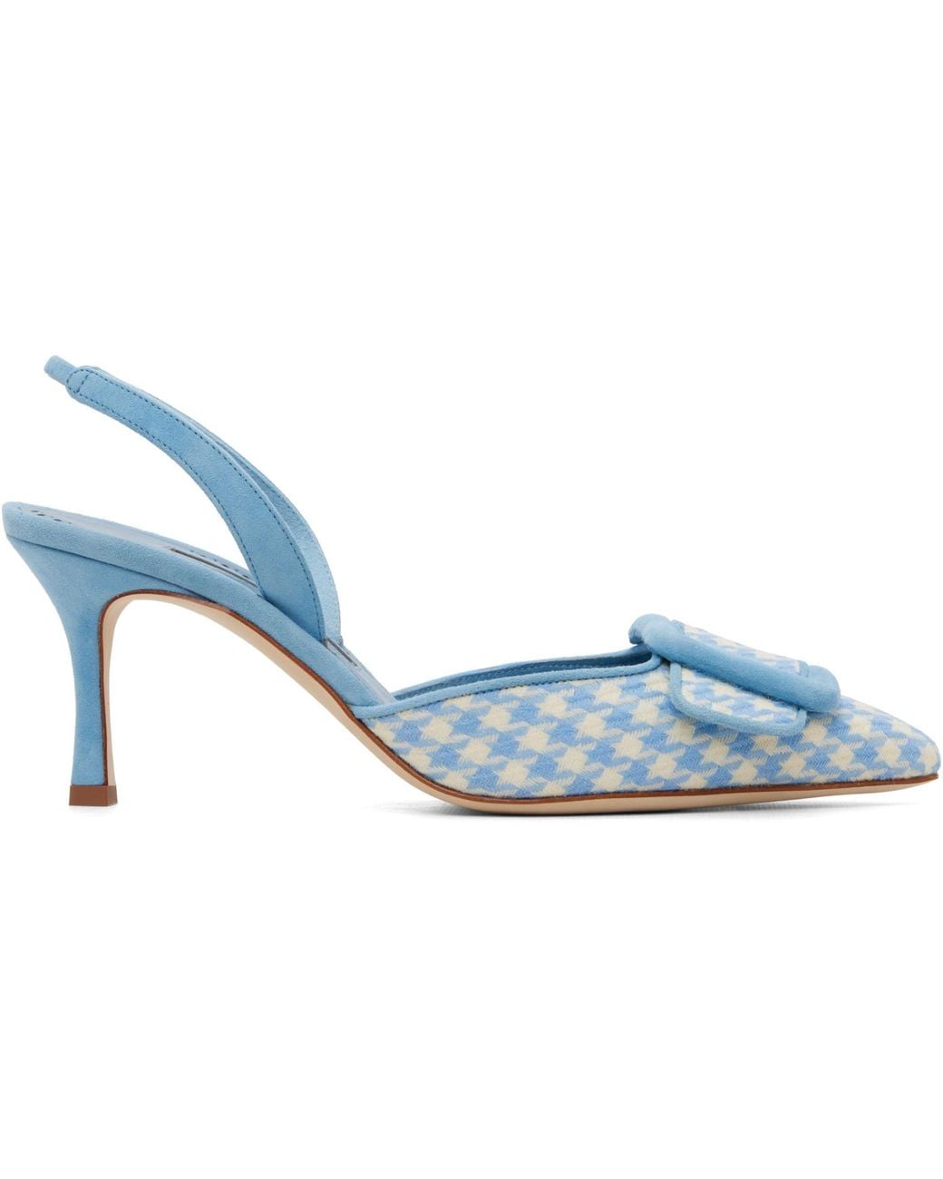 Manolo Blahnik Blue Mayslibi Heels