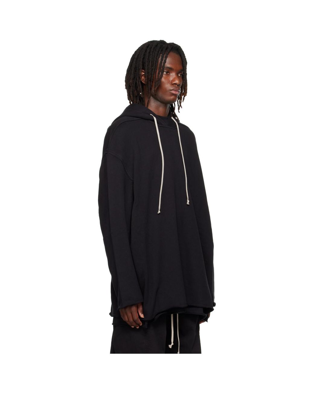 Pull À Capuche Peter Noir Rick Owens pour homme en coloris Black
