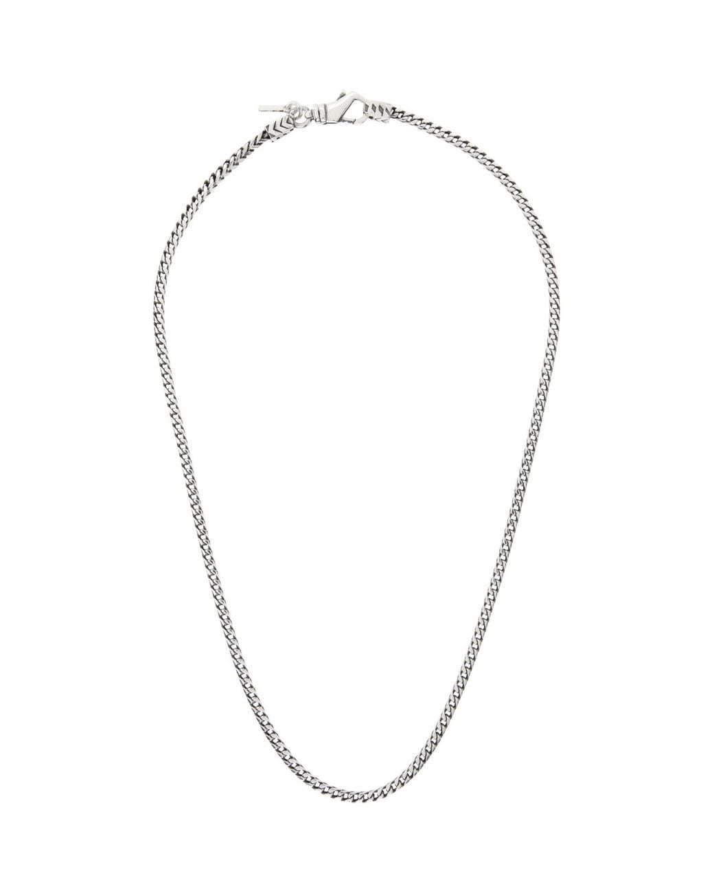 Emanuele Bicocchi Multicolor Box Chain Necklace for men