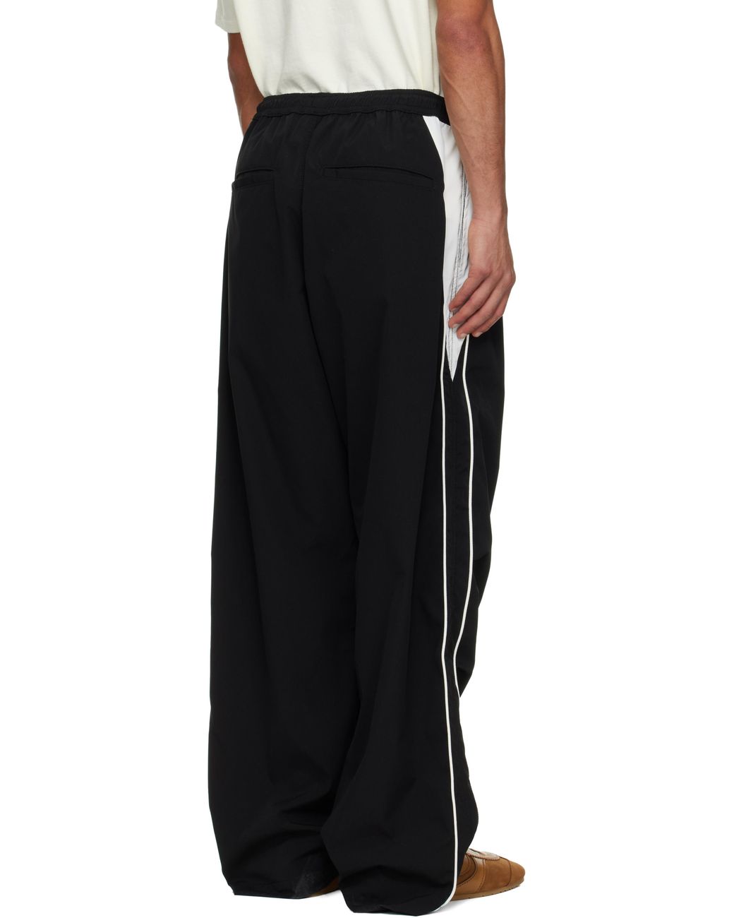 Rhude Black Ramona Piping Track Pants for men