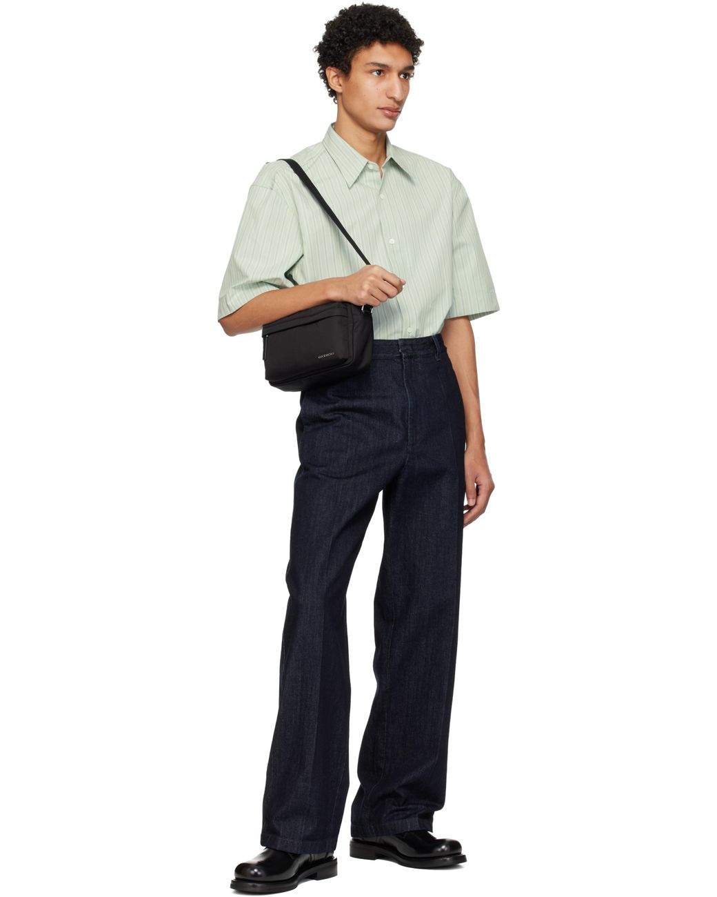 Givenchy Black Essential U Crossbody Bag for men