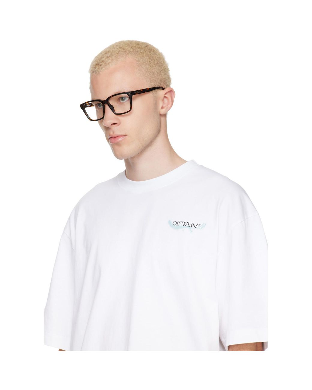 Off-White c/o Virgil Abloh Brown Style 8I Glasses for men