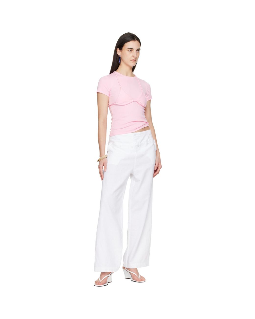 GIMAGUAS White Anna Trousers