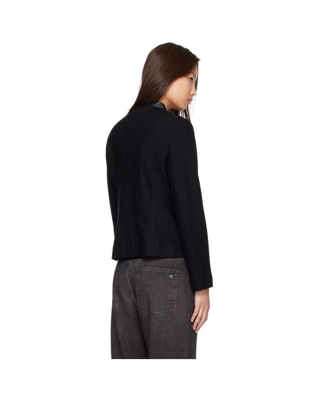 Rag & Bone Black Mercer Regalia Blazer