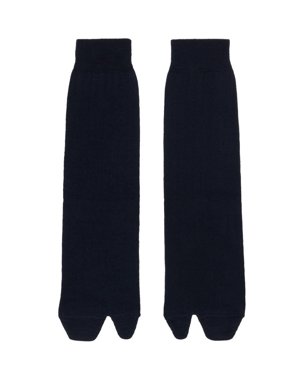 Maison Margiela Blue Wool Tabi Socks
