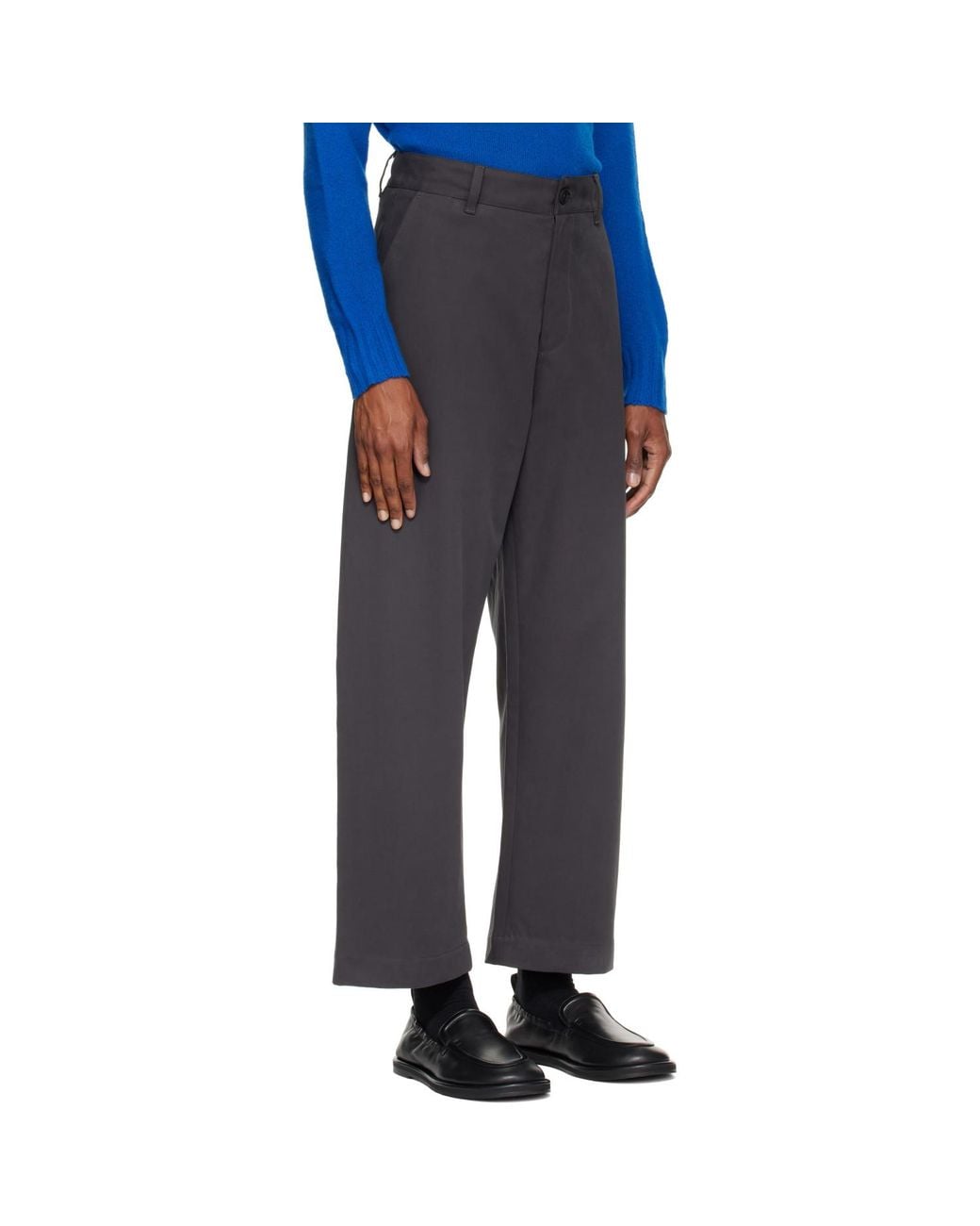 Studio Nicholson Blue Minard Trousers for men