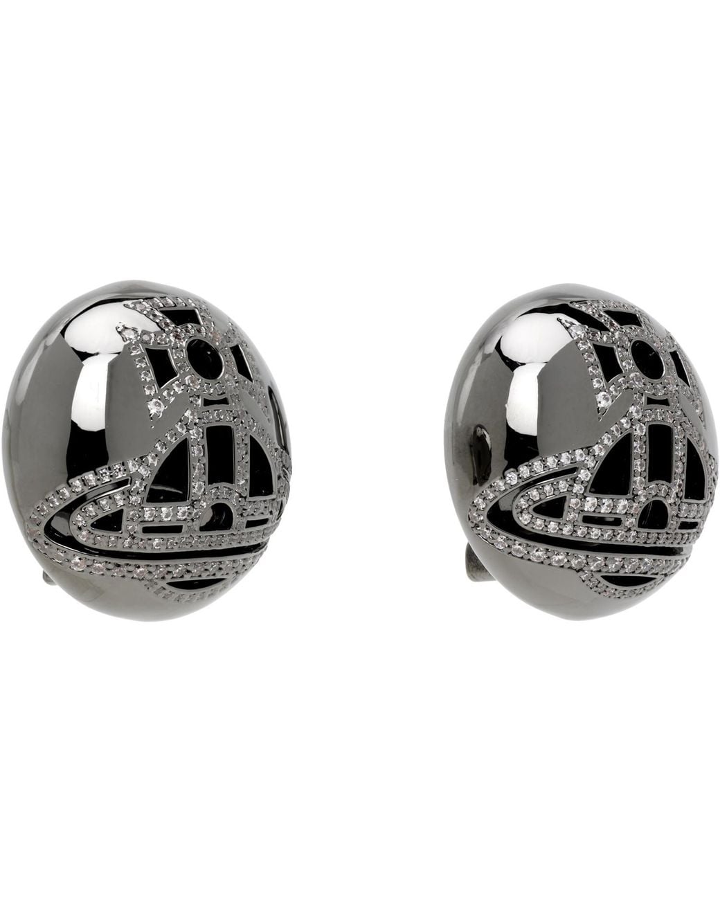 Vivienne Westwood Black Lennie Earrings