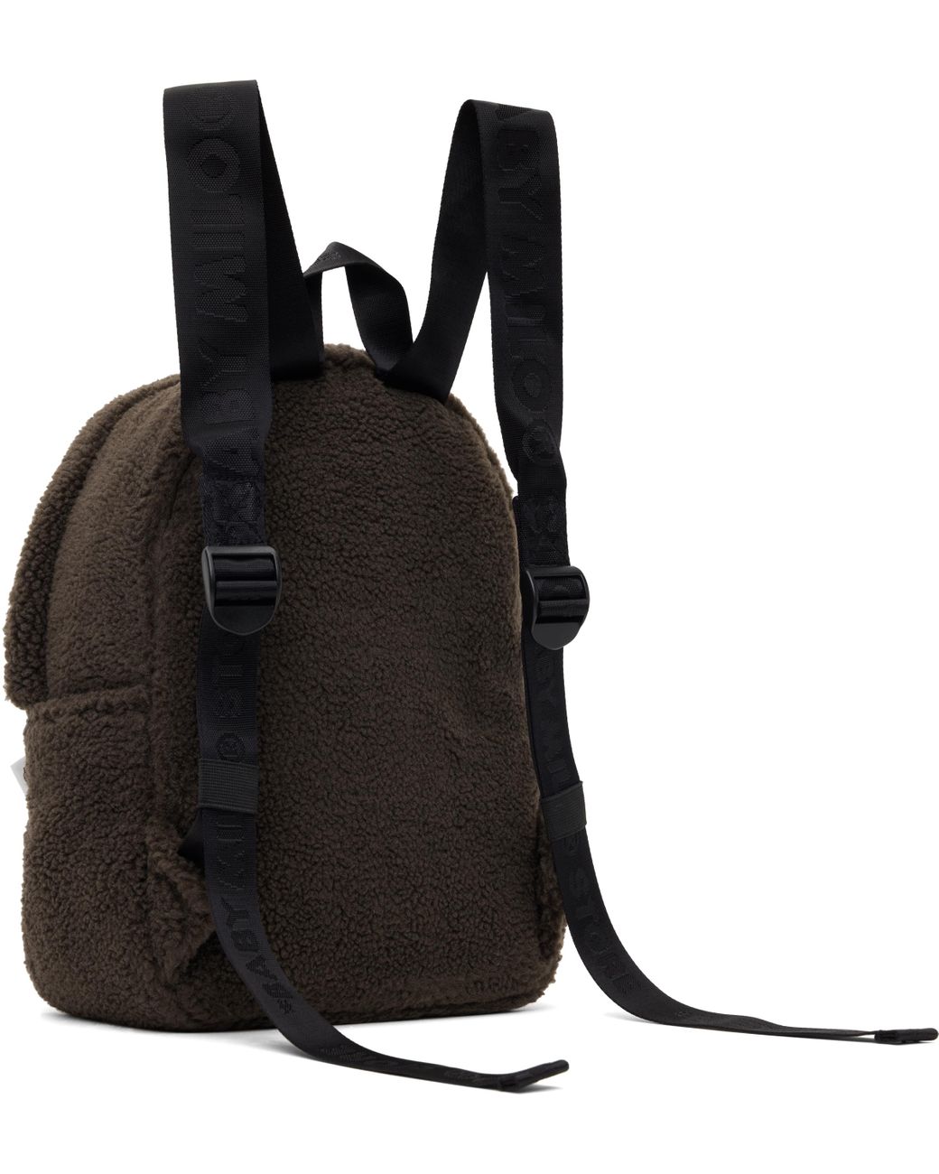 A Bathing Ape Baby Milo Sherpa Mini Backpack in Black for A Bathing Ape Baby Milo Sherpa Mini Backpack in Black for