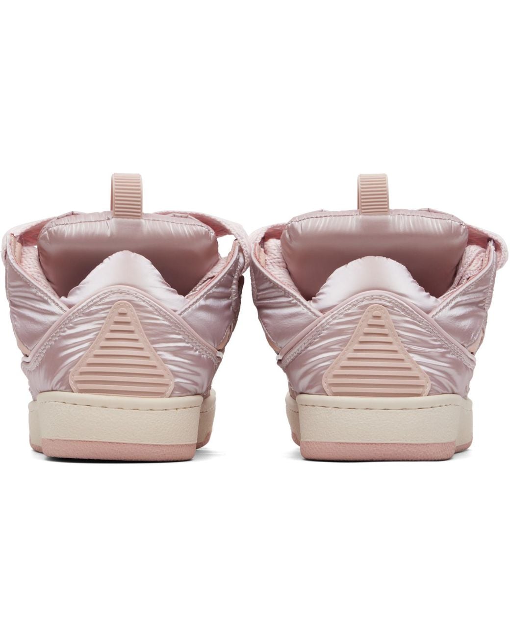 Lanvin Pink Nylon Curb Sneakers for men