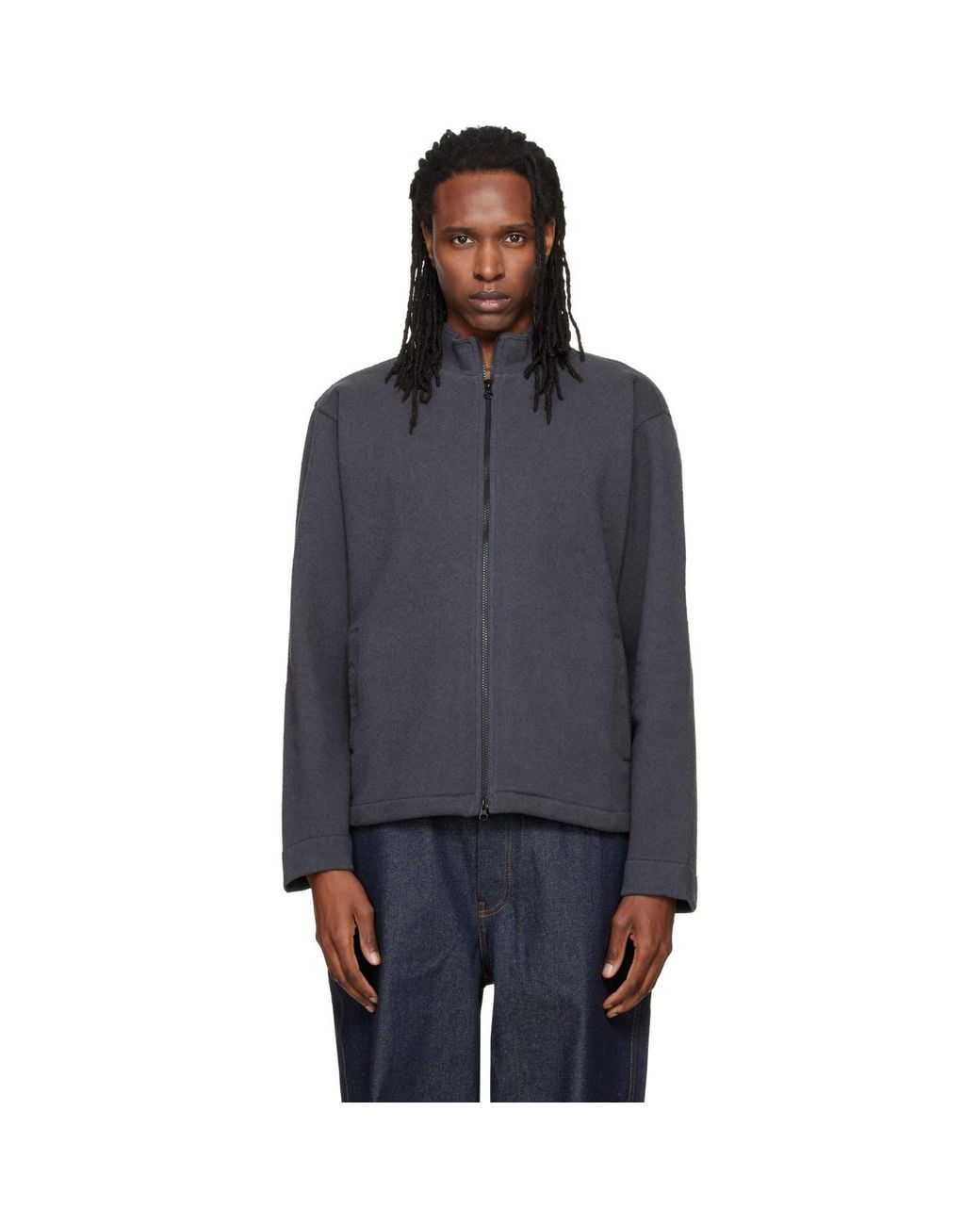 Blouson Interceptor Gris YMC pour homme en coloris Blue