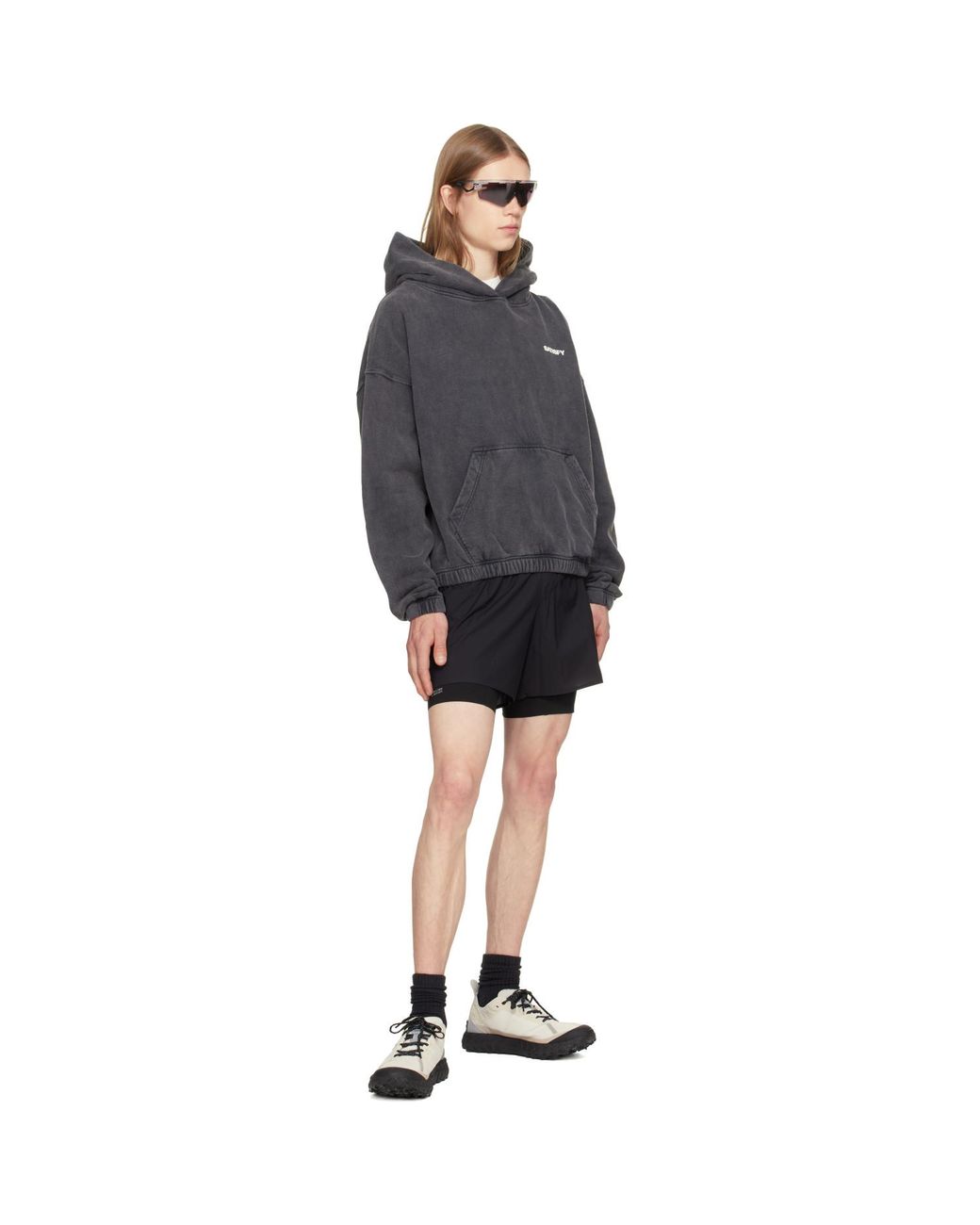 Satisfy Gray Softcell Hoodie for men