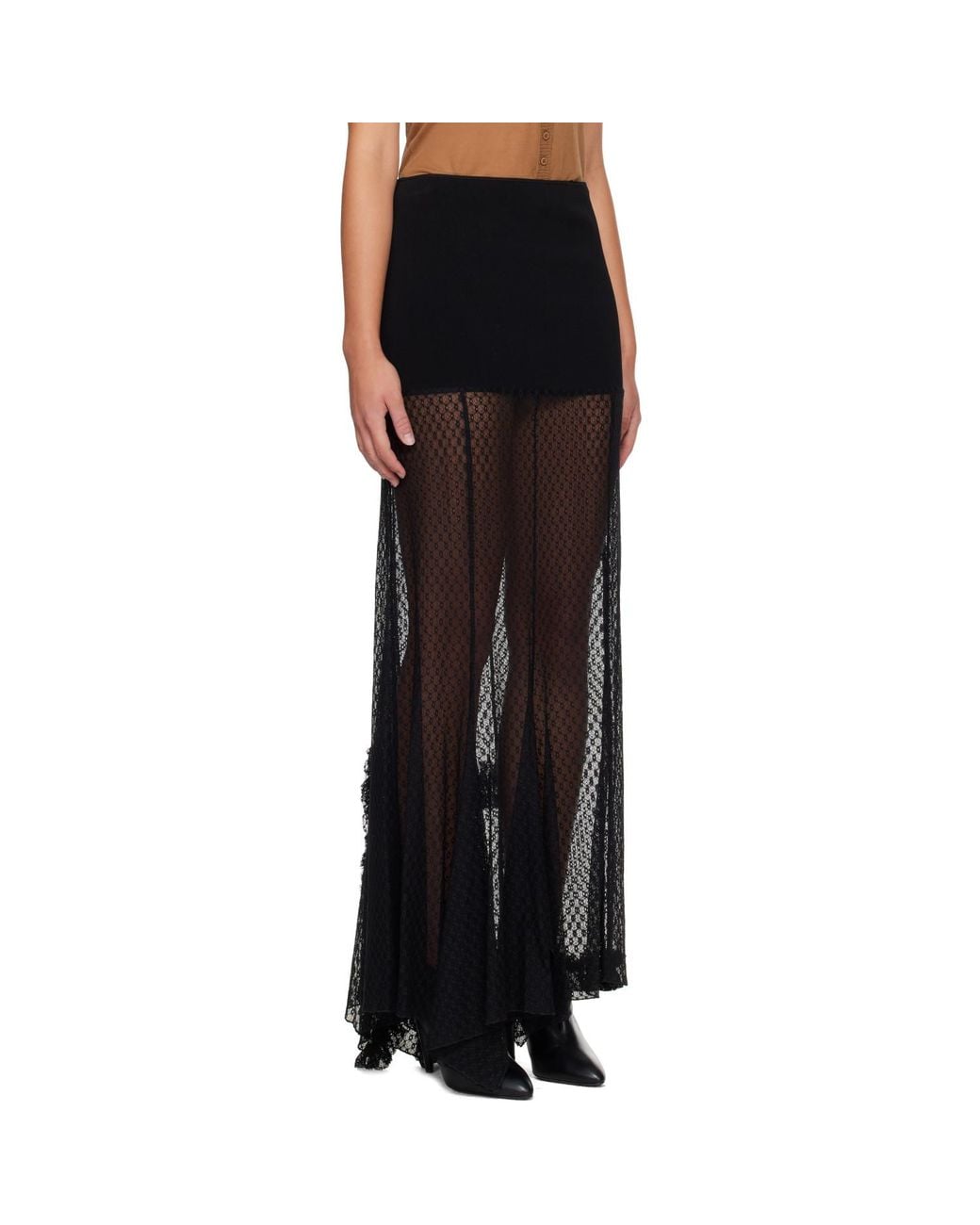 Isabel Marant Black Ioana Maxi Skirt