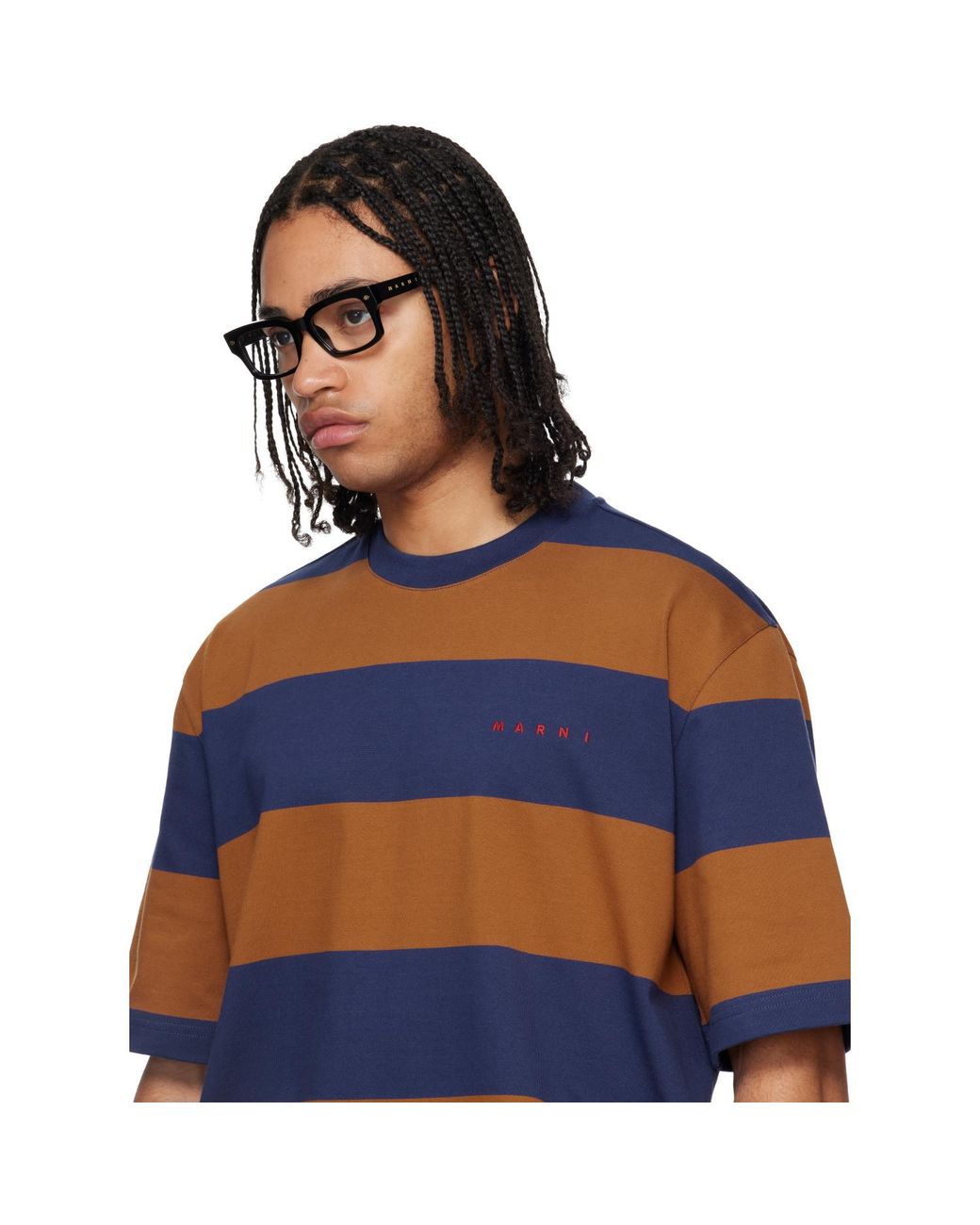 Marni Brown Eshami Glasses for men