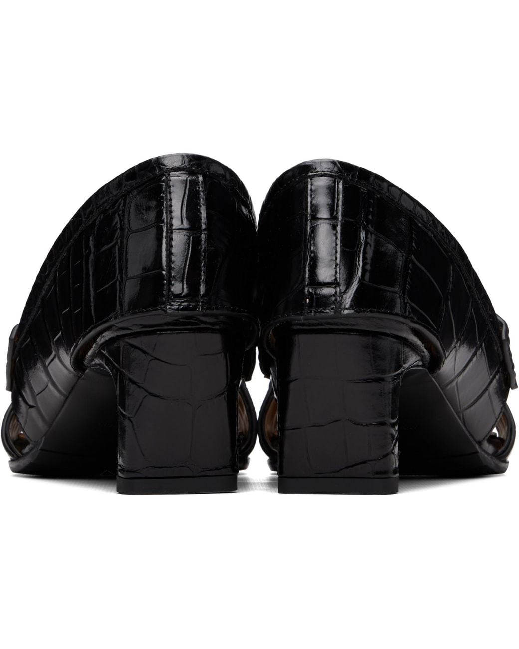 Our Legacy Black Court Heeled Sandals