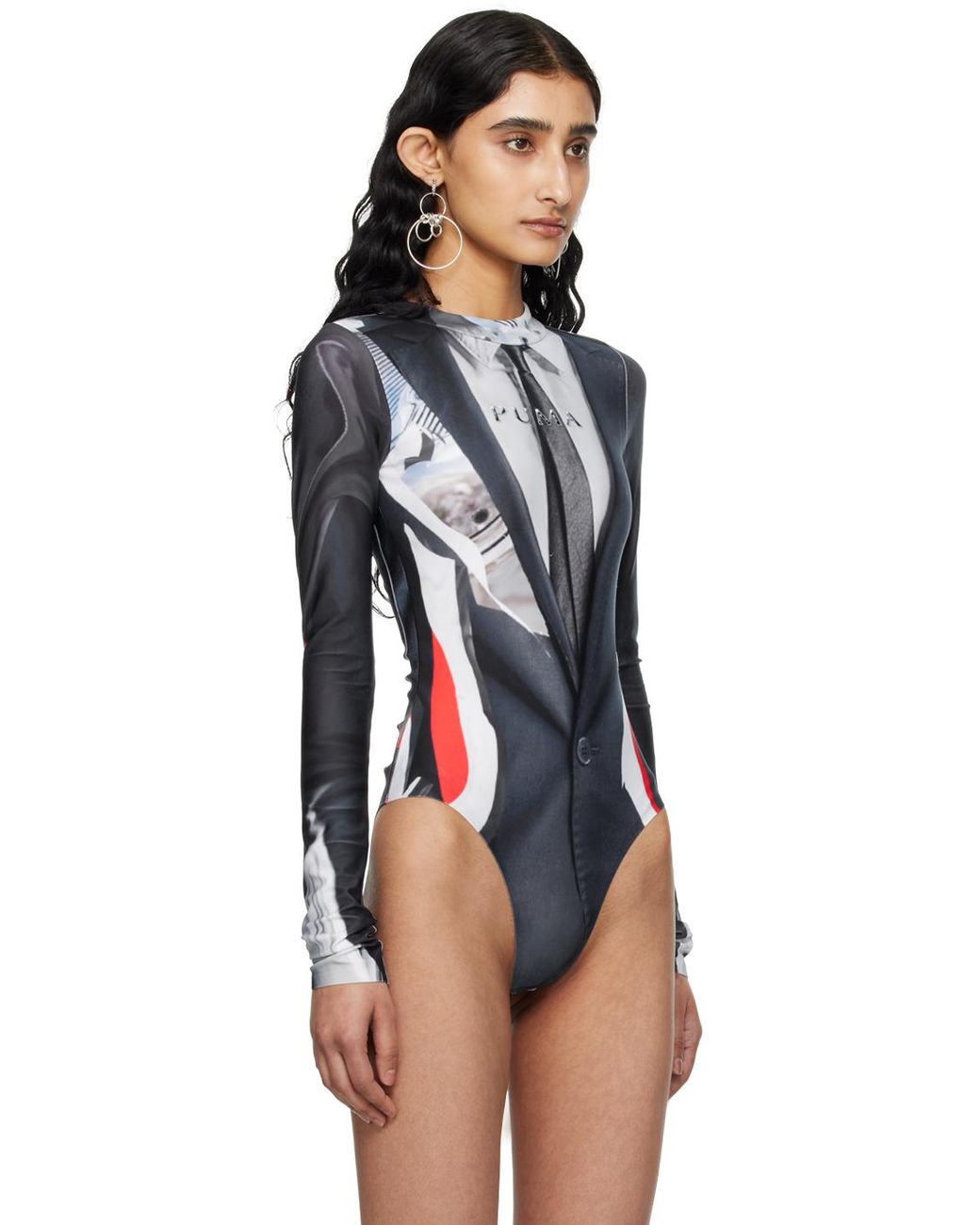 円高還元 Puma OTTOLINGER Edition Lyst | Black in Bodysuit トップス