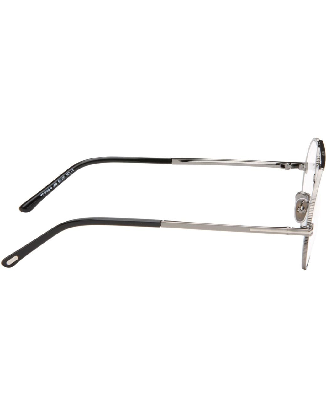 Tom Ford Multicolor Gunmetal Aviator Light Glasses for men